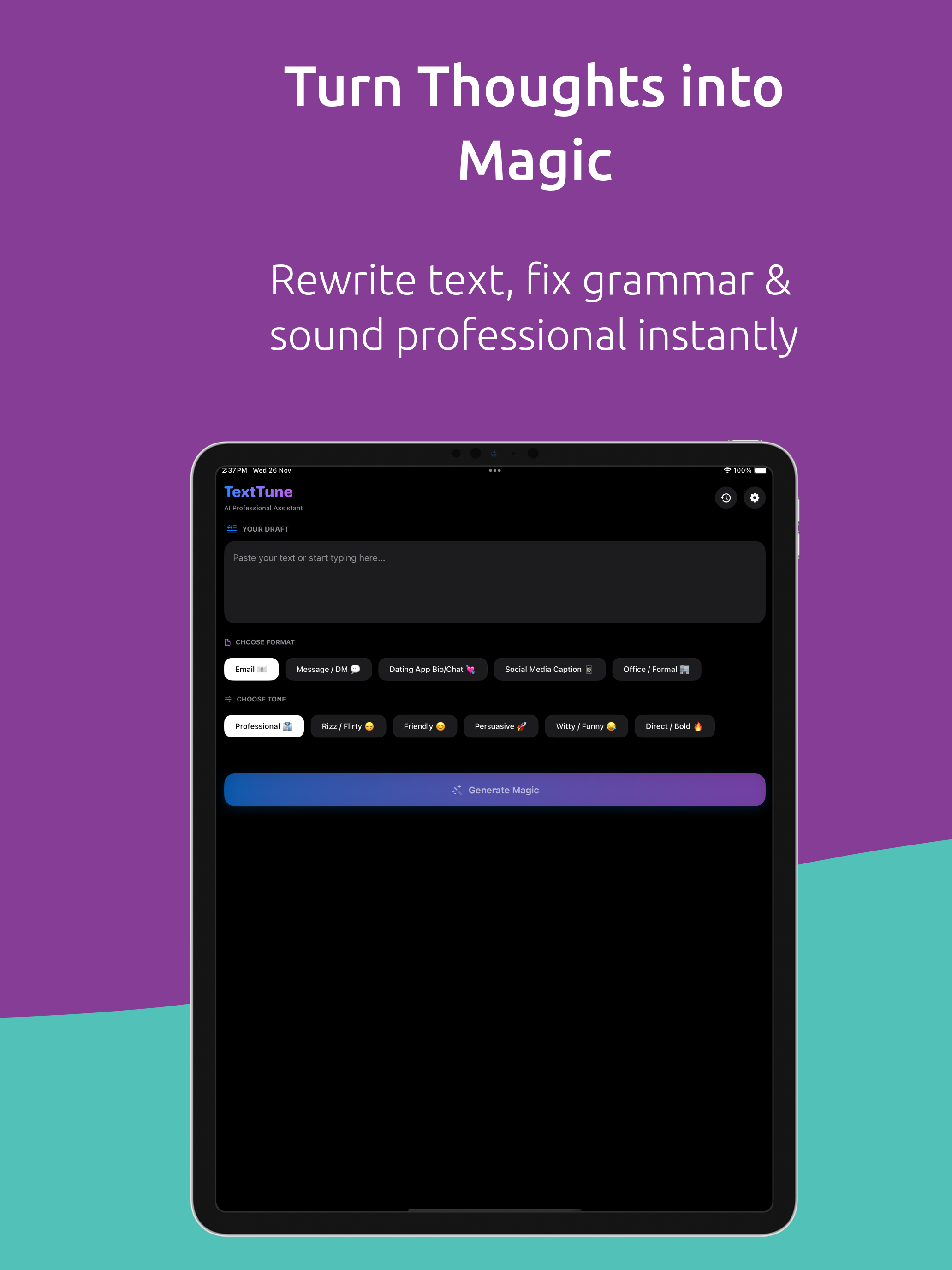 TextTune: Rizz Reply Keyboard screenshot 14