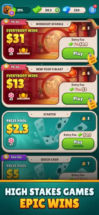 Solitaire Manor: Win Cash screenshot 4