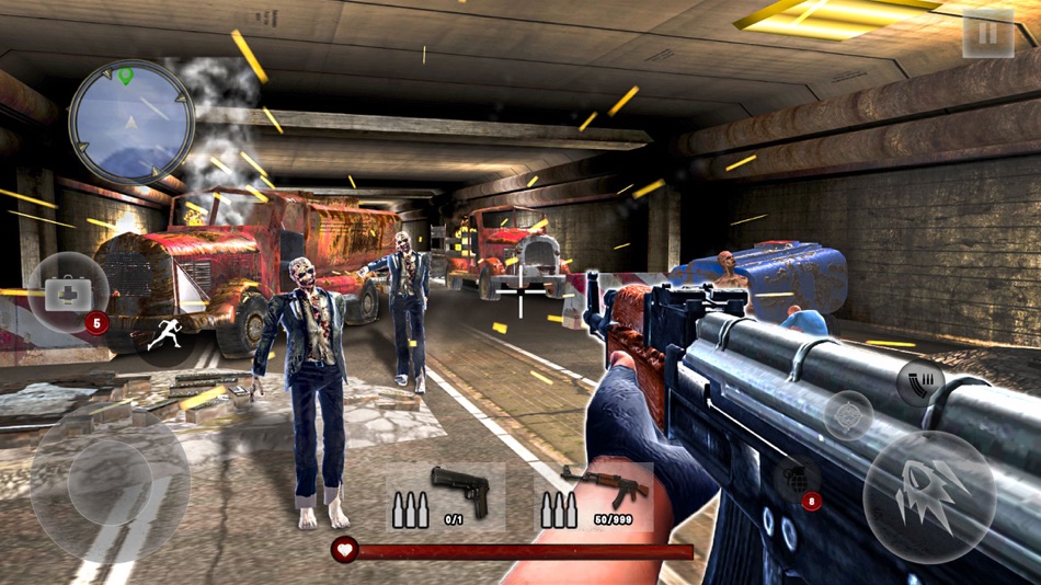 #6. Zombie Games: Zombie Shooter (iOS) Bởi: Waseem Safder