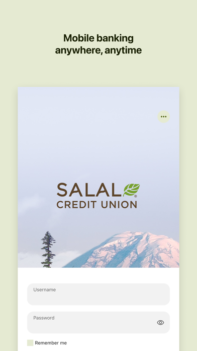 Salal Credit Union Screenshot