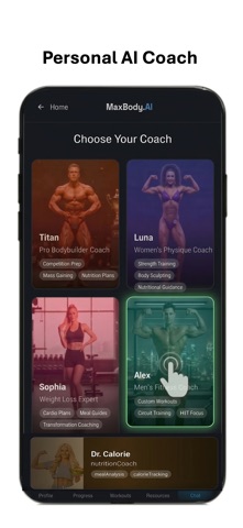 MaxBody: Calorie Counter & Gym iPhone screenshot
