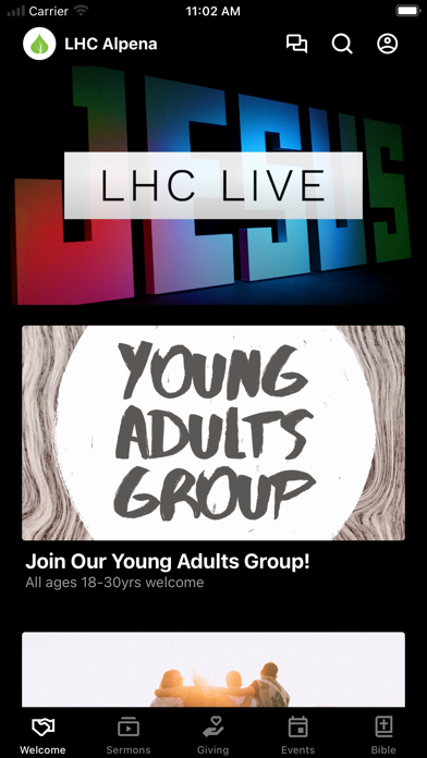 Living Hope Church Screenshot