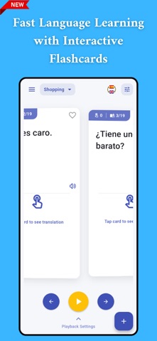 ForeLingua Flashcards Playlist Screenshot 6 of 8