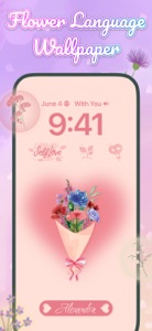 Flower Language: DIY Wallpaper screenshot #2 for iPhone