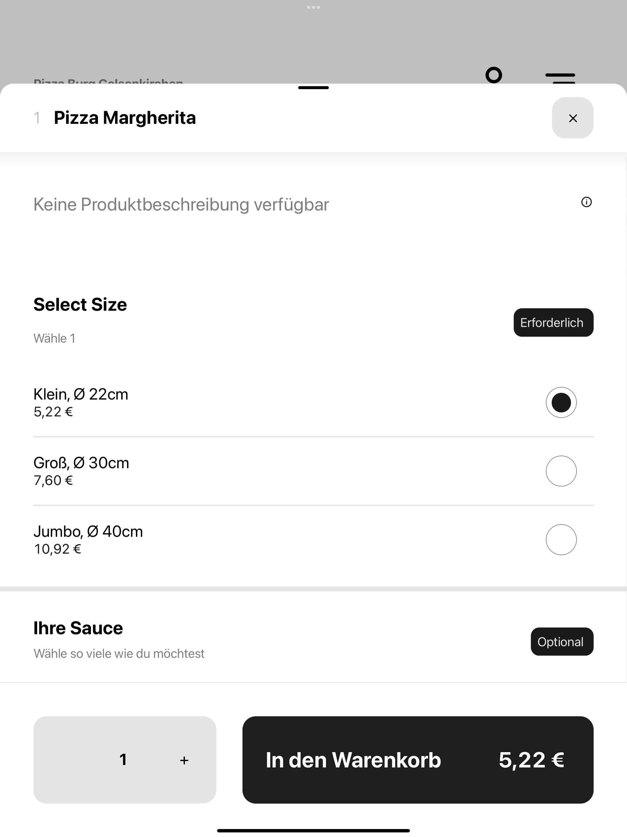 Pizza Burg Gelsenkirchen