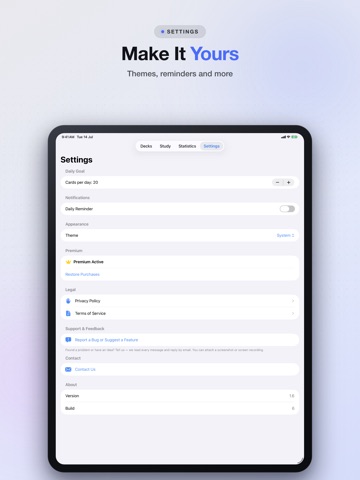 FlashGenius - Smart Flashcards iPad screenshot