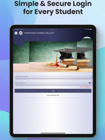 GYANODAYA DEGREE COLLEGE iPad screenshot