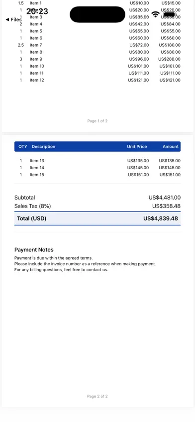 Invoice Generator Billing screenshot 4