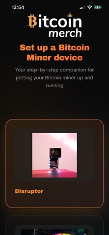 Bitcoin Merch Miner Guide iPhone screenshot