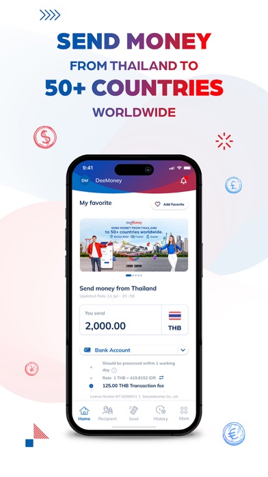 DeeMoney-Global Money Transfer Screenshot