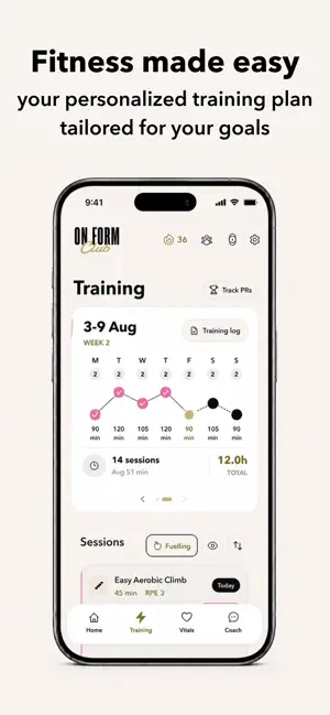 On Form Club: Fitness Plans screenshot 1
