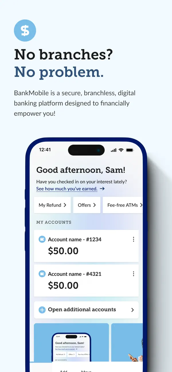 #1. BankMobile (iOS) Por: BM TECHNOLOGIES, INC.