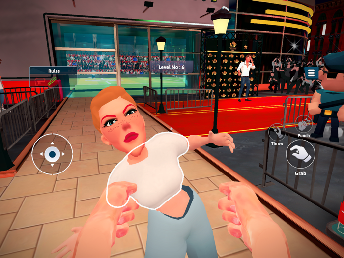 Stadium Guard Crowd Arrival