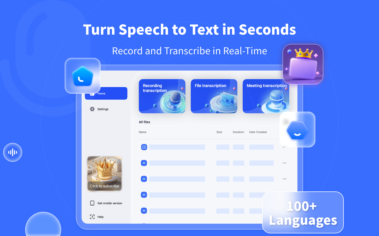 Noker Transcribe Voice to Text