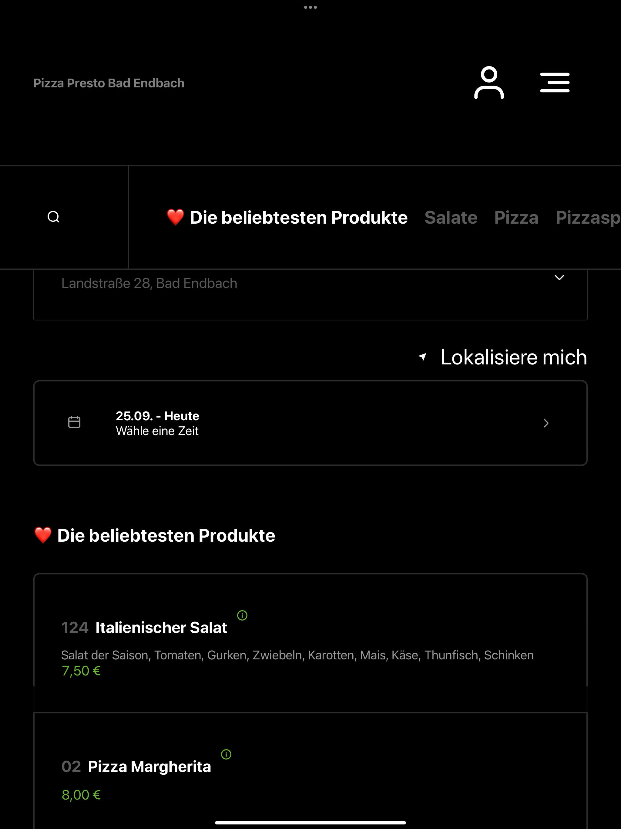 Pizza Presto Bad Endbach