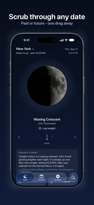 Moonspan: Moon Phase & Lunar screenshot 10 of 10