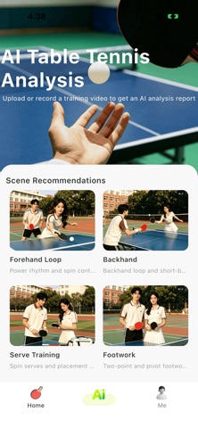 iSpinCoach: AI Table Tennis iPhone screenshot