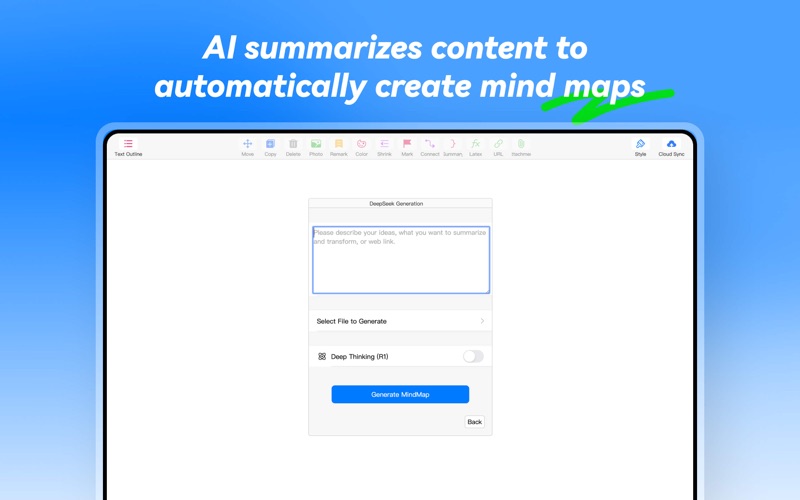 Screenshot #2 pour MindLine - Mind Map