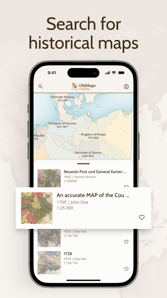#5. OldMapsOnline - History & Maps (iOS) Podle: Klokan Technologies