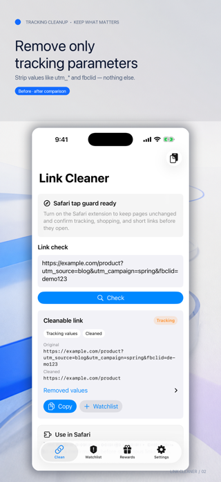 Link Cleaner: URL Guard Screenshot 2 of 5
