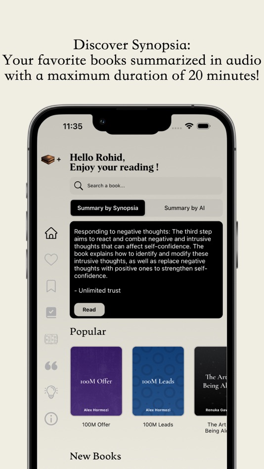 #1. Synopsia - Book Summaries (iOS) 由: Devpool