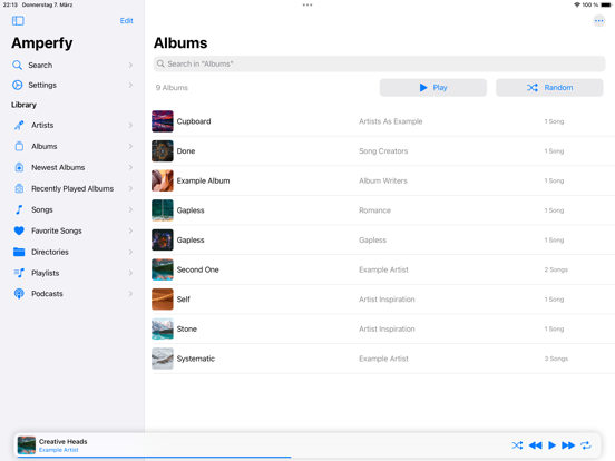 Screenshot #6 pour Amperfy Music
