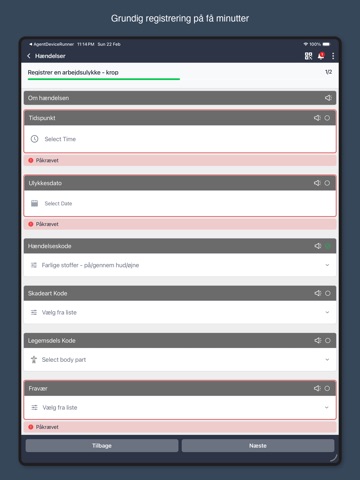 EG SafetyNet iPad screenshot