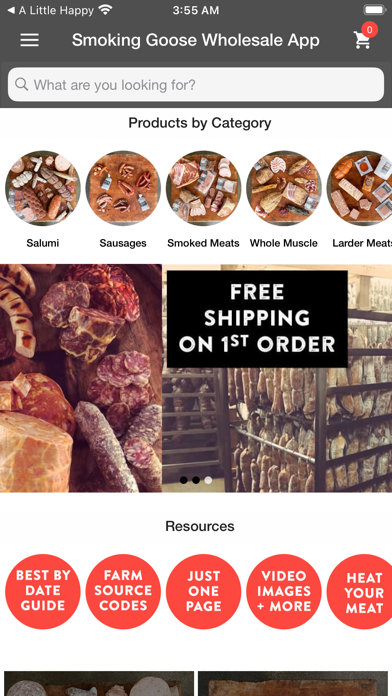 Smoking Goose Wholesale App Screenshot