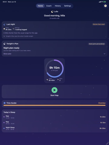 Lulla - Baby Sleep Tracker ipad screenshot 4