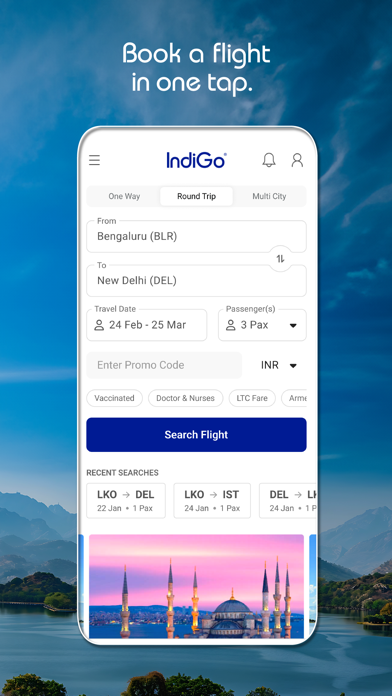 IndiGo: Flight Booking App Screenshot