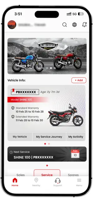 MyHonda-India iPhone screenshot 4