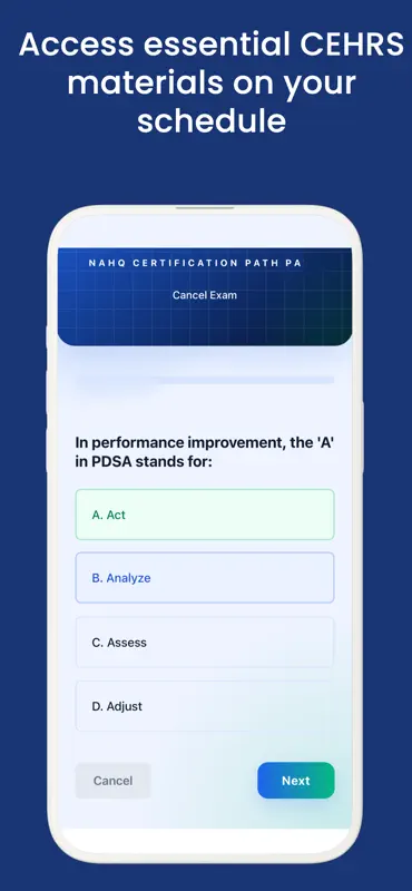 CEHRS Exam Mastery screenshot 4 of 5