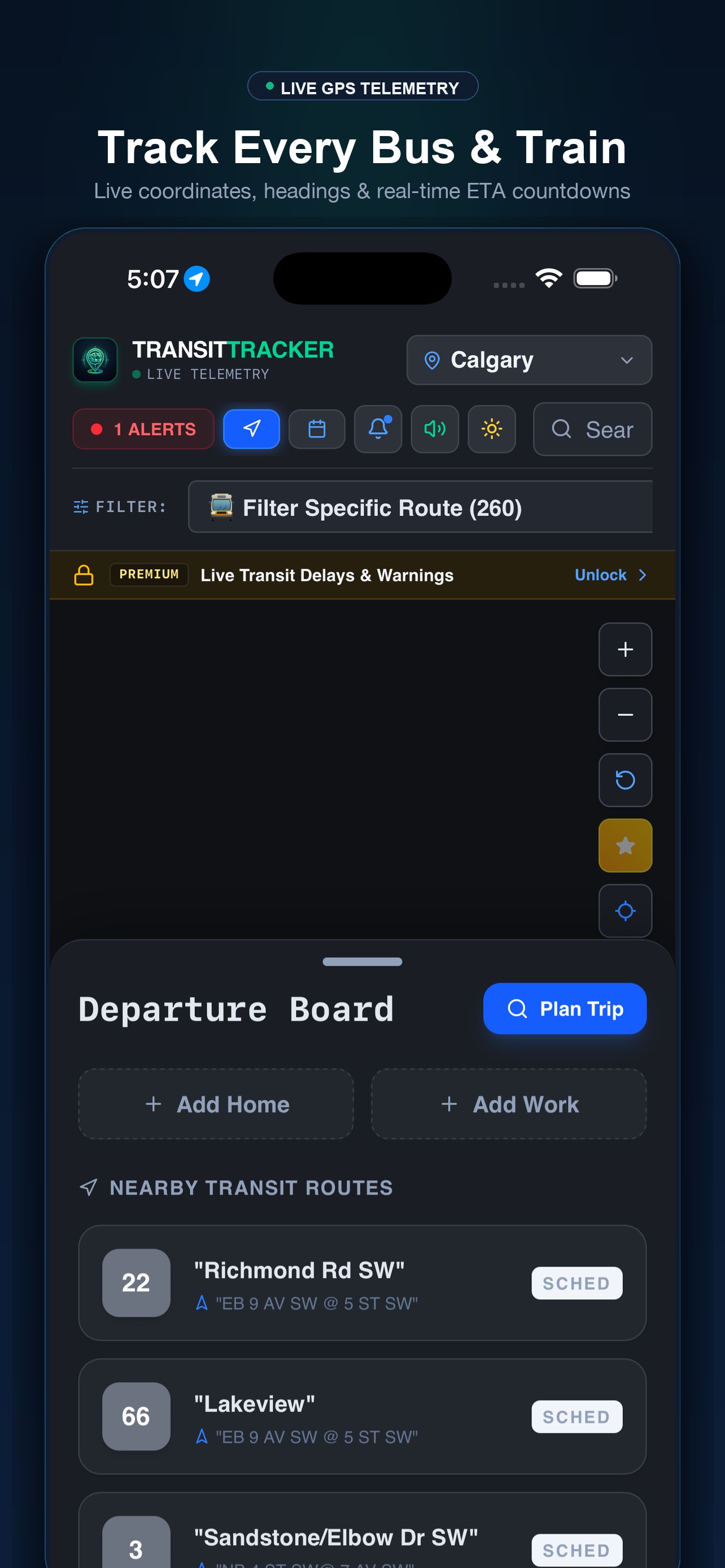 Screenshot 2 of Transit Tracker: Live Bus Map
