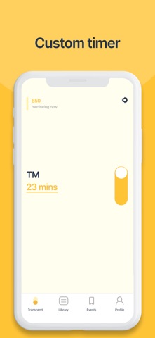 Transcendental Meditation iPhone screenshot