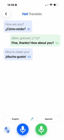 Nati Translate: Photo & Voice iPhone screenshot