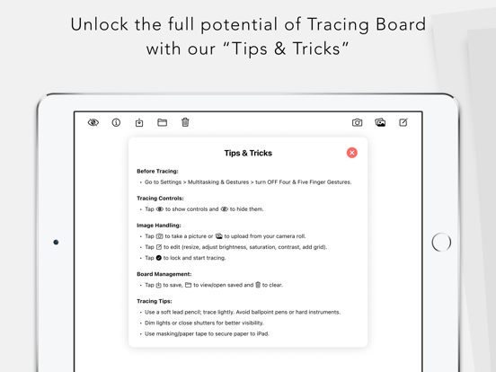 Traceerbord | Lightbox iPad app afbeelding 5