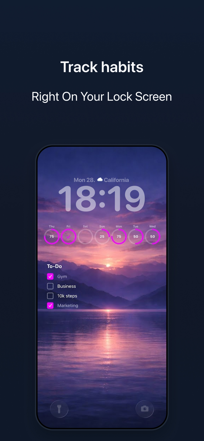 Lockboard: Lock Screen Notes - Lockboard可将手机锁屏变为提醒、习惯养成及日常专注空