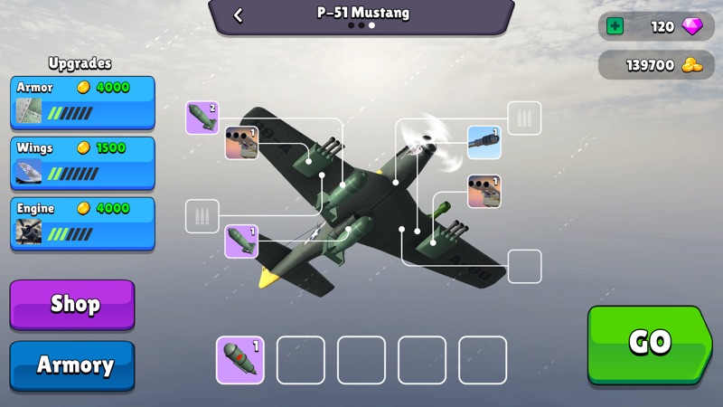 Bomber Ace: WW2 war plane game screenshot 2