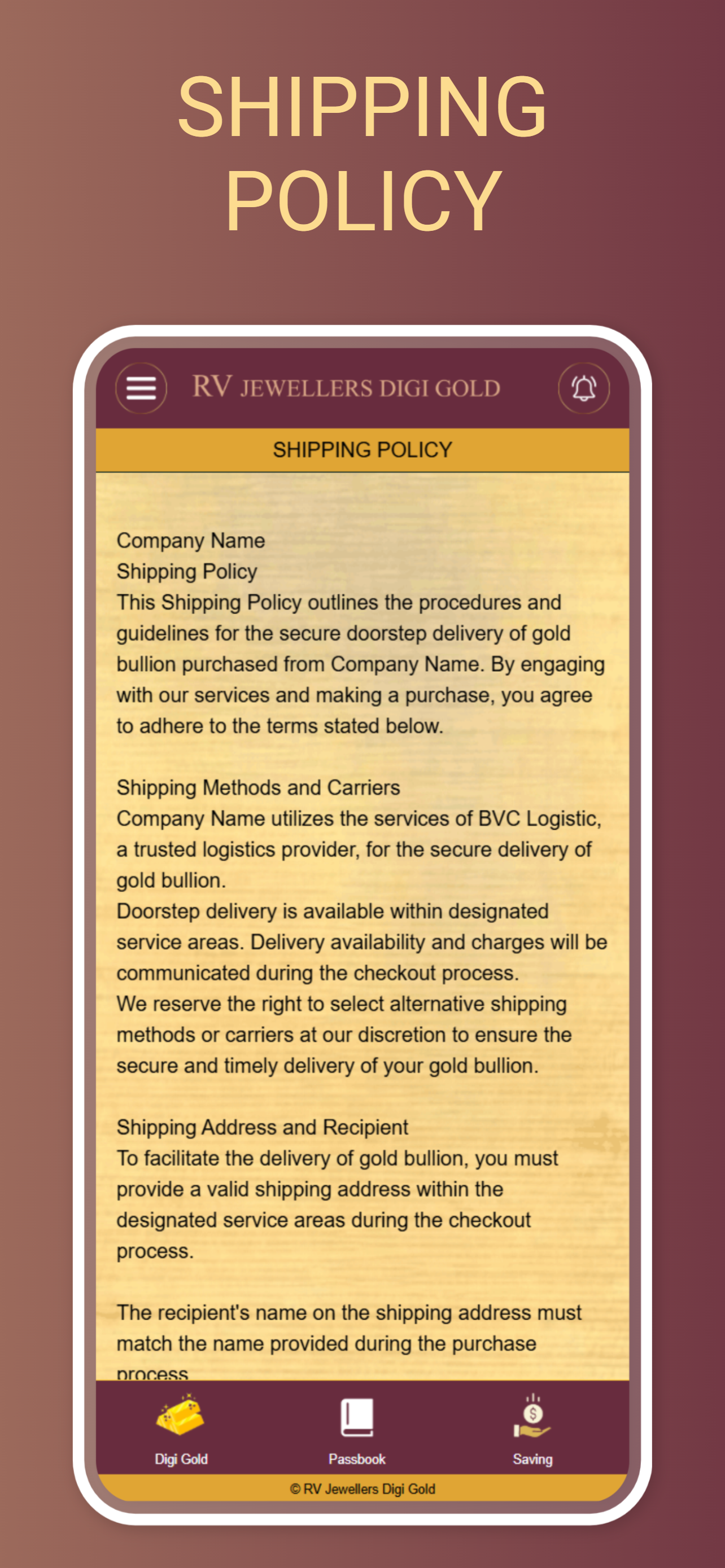 RV Jewellers Digi Gold screenshot 6