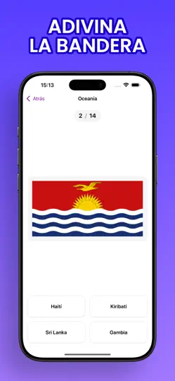 Captura de pantalla de Banderas Del Mundo - NiceGeo en iPhone 1