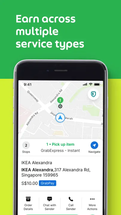 Grab Driver: App For Partners iPhone Screenshot 3