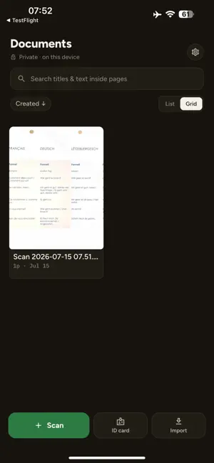 ScannerCam Light screenshot 1