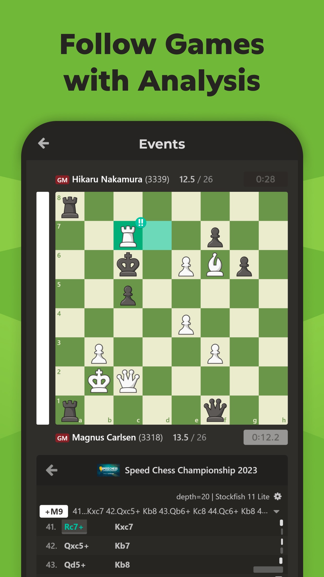 Screenshot 2 of Chess Events: Games & Results