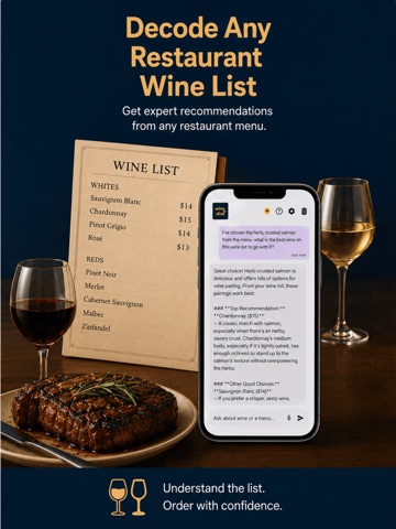 wine.dine iPad screenshot