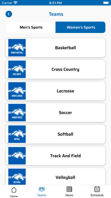 UAH Chargers Screenshot