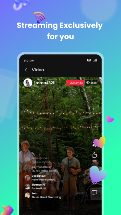 Lyve Chat App Screenshot