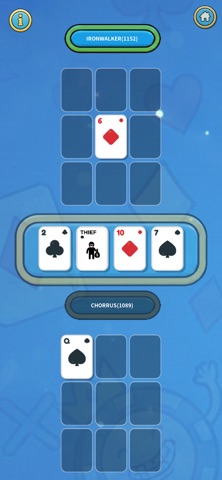 Tic Tac Poker iPhone screenshot