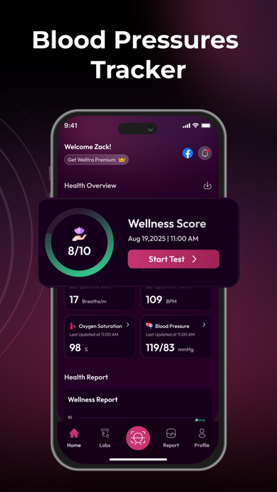 WellTra.AI: Health Tracker App iPhone screenshot 3 - Health & Fitness app