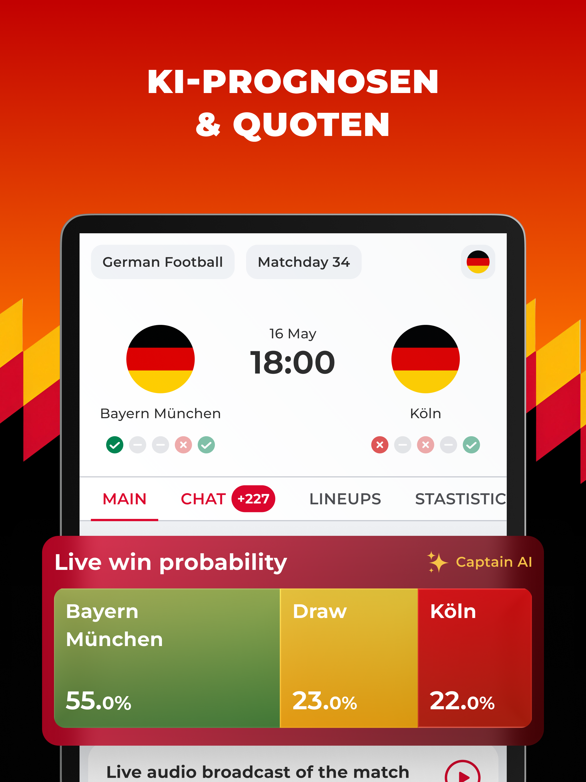 Deutsche Fussball - Live-Score screenshot 13