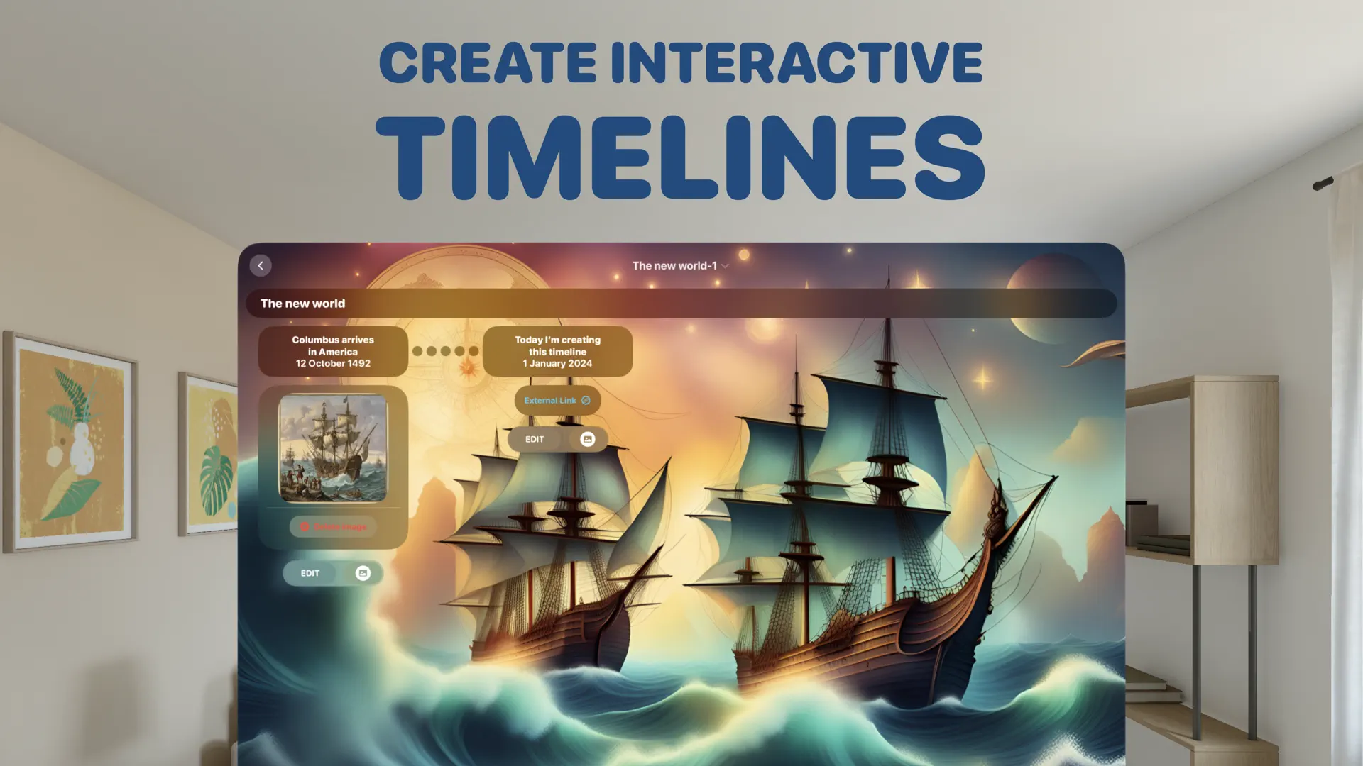 ExplainTime EDU - Timeline screenshot